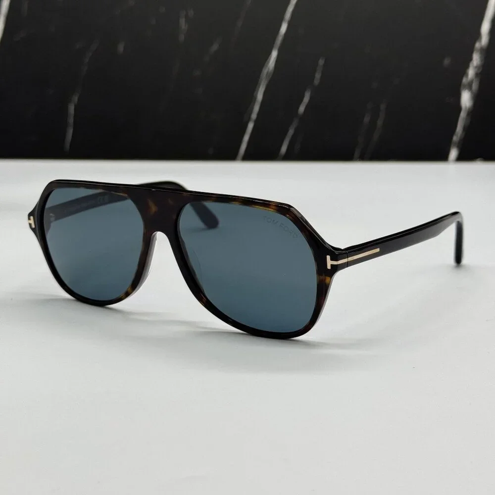 NEW TOM FORD HAYES TF934 52V HAVANA MEN SUNGLASSES TOM FORD FT0934 52V